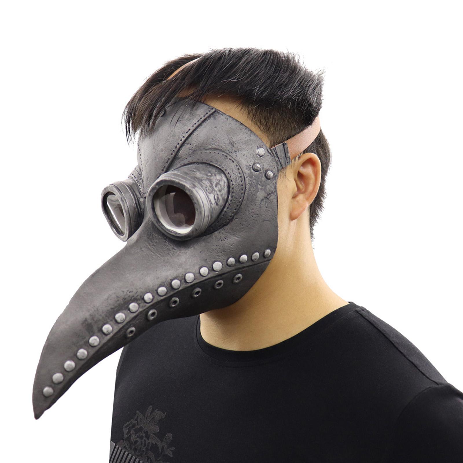 Plague Doctor Mask Doctor Bird Mask Gothic Steampunk Long Nose Beak Masks Cosplay Masks Halloween Costume Props Gifts 5