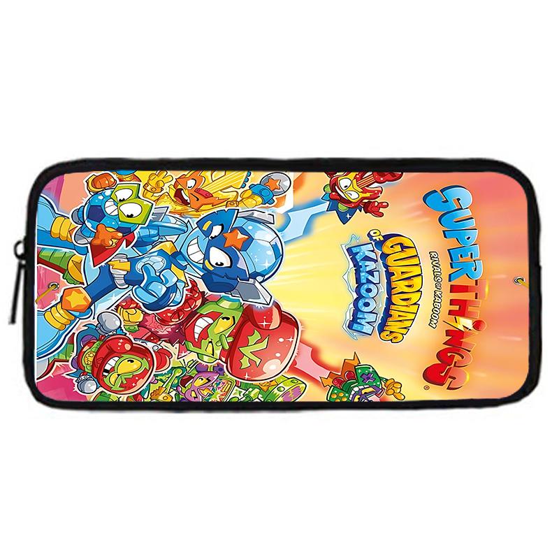 Child School Super Z-Zings s-SuperThings Backpack with Lunch Bags ,Pencil Bags ,School Bags for Boys Girls Best Gift