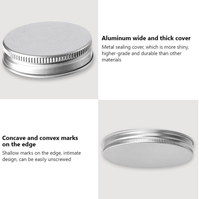Makeup 300ml Jars With Lids Makeup 200ml Box Beans PET Clear Round 400ml Storage Food Empty Pot Plastic Pot Bottle Nuts Cream 500ml 10 Pack Containers