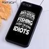 Fishing Pulse heart beat Phone Case For iPhone 17 Air 16 15 14 plus 11 12 13 Pro  Max coque Cover Shell