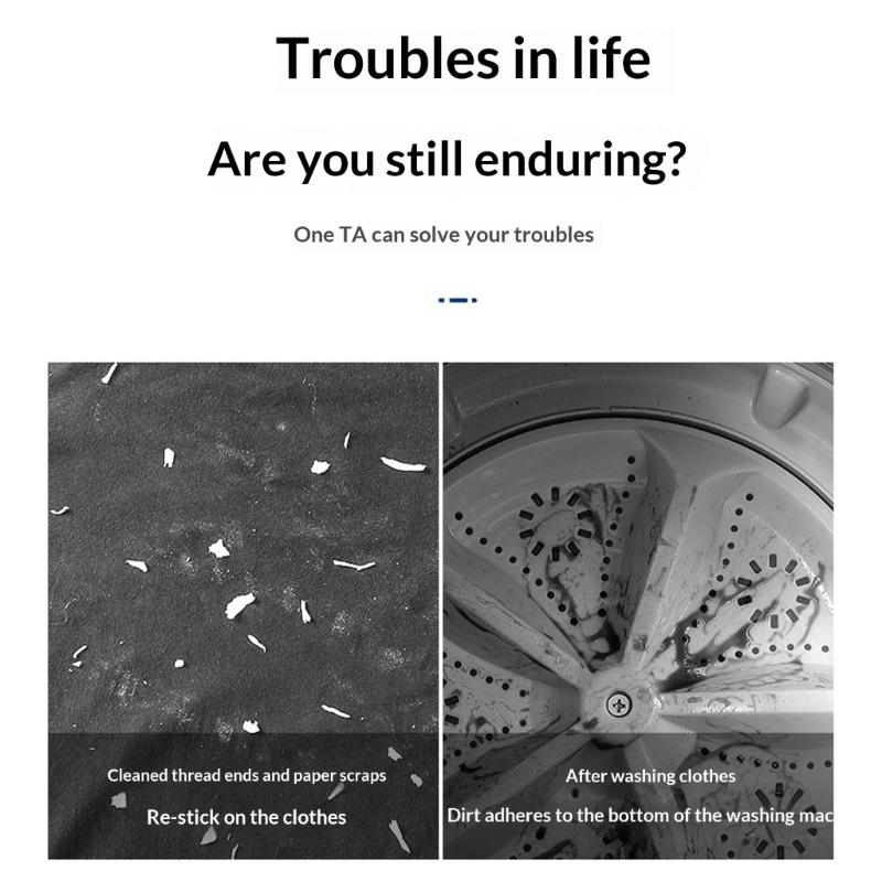 4Pieces Hair Remover for Laundry Lint and Hair Catcher Filter Mesh for Home Washing Machine Laundry Accessory