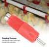 40pcs Plastic Poultry Waterer Red Drinking Nipple Easy Installation Farming Accessories  Large Scale