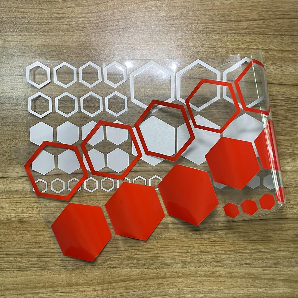 Reflexní nálepka na auto ve tvaru včelí plástve - Kryt škrábanců a dekorace karoserie Pinstripe nálepka