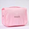 Large Portable Oxford Cloth Foldable Toiletry Bag with Hook for Travel and Business