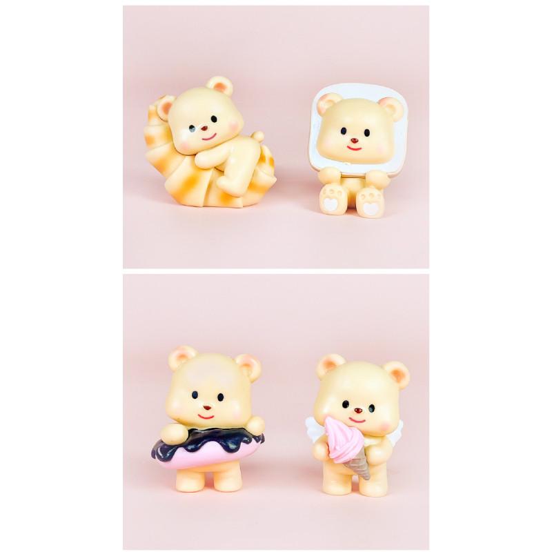 Anime Bear Butter Pvc Action Figures Model Toy Desktop Decoration Kids Gift