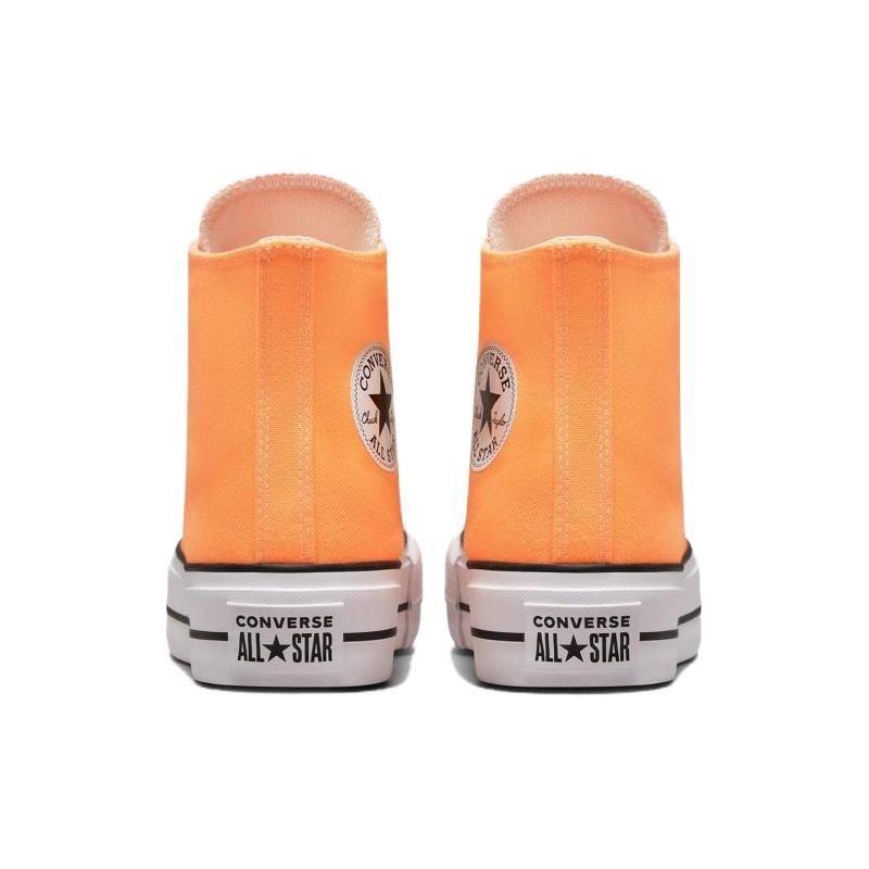 Converse All Star Lift Comfortable Daily High Top Canvas Shoes Women Sneakers Orange A03052C