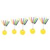 Accessories Float Stops Oval Rubber Float Multicolor Float Stopper Space Beans Fishing Line Plug Float Fish Buoy Fishing Bobber