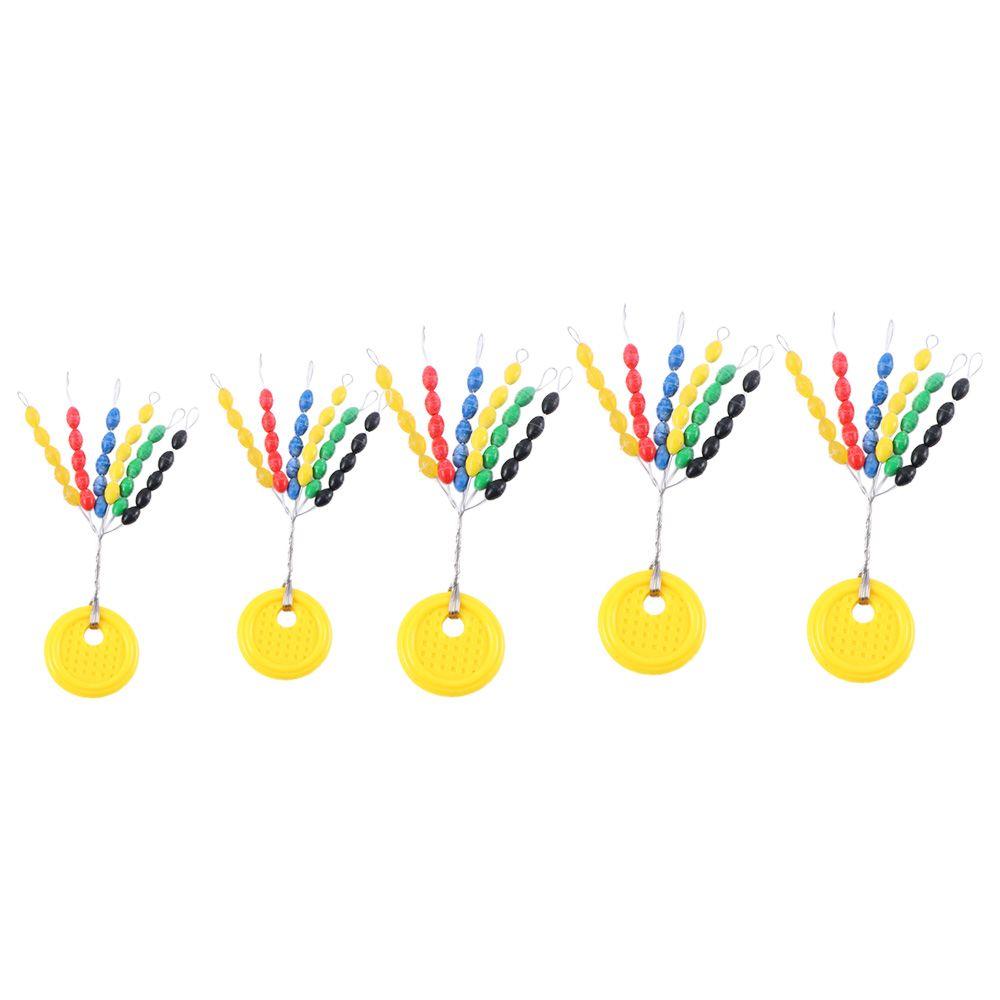 Accessories Float Stops Oval Rubber Float Multicolor Float Stopper Space Beans Fishing Line Plug Float Fish Buoy Fishing Bobber
