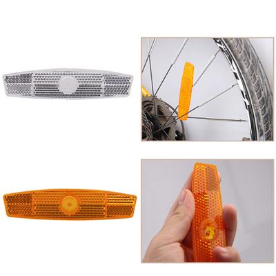 Plastic Rim Reflector Stable High Strength Anti Rust Spoke Warning Reflector for Cycling