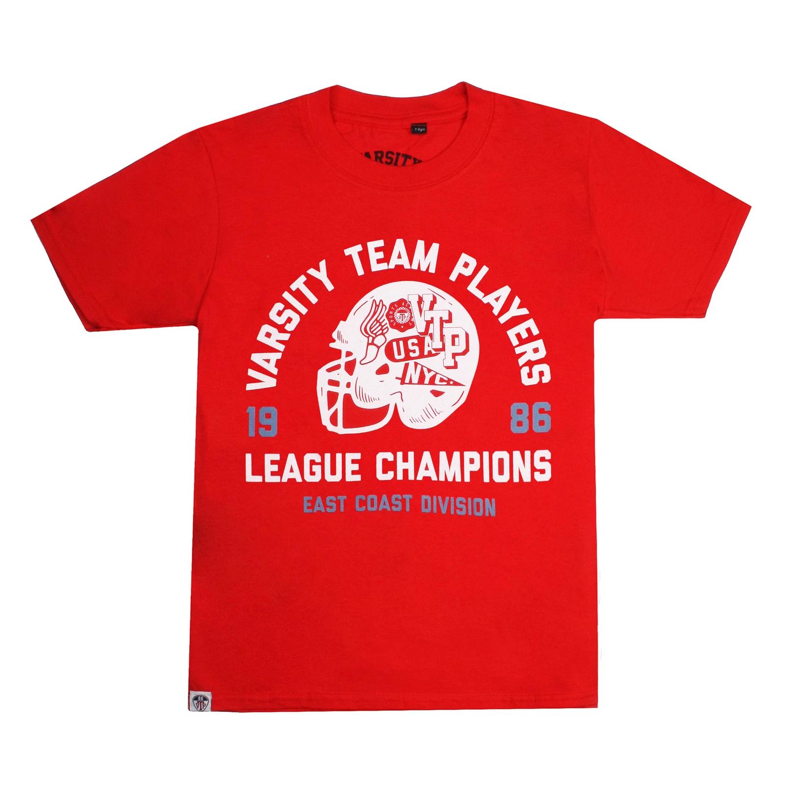 Varsity KIDS Red  East Coast  T-Shirt S