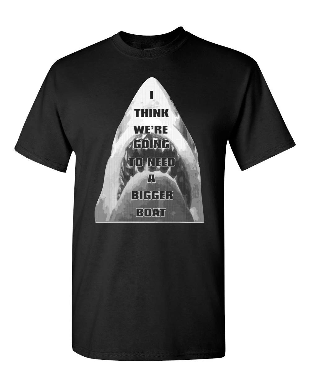 

I Think We re Going to Need a Bigger Boat Shark Mouth Men s Tee Shirt 1381 S