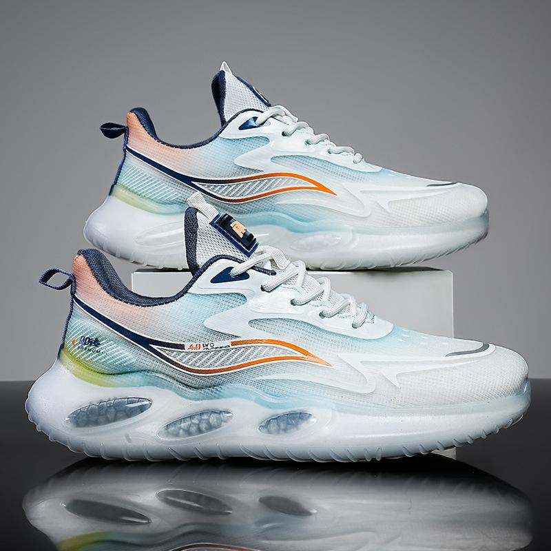 Patented new wear-resistant mesh casual basketball shoes breathable summer men's sports shoes light shock-absorbing running shoes
