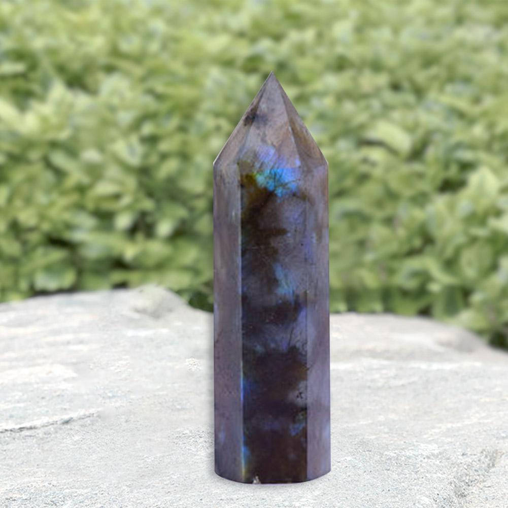 Crystal Natural Stones Single Point Wand Reiki Chakra Healing Spiritual Gemstone Tower Crafts Outdoor Garden Party Decor