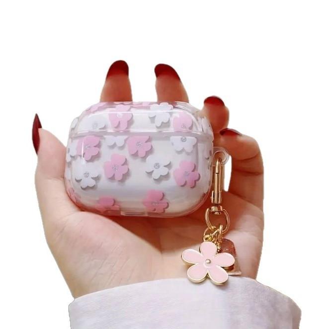 Transparent Glitter for AirPods Pro Protective Case 1 Soft New Apple 1 Generation Standing Earphone Case