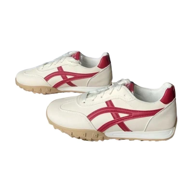 Lace-up Flat White Shoes Women's Autumn New Casual Shoes Board Shoes Student Sports Shoes Women