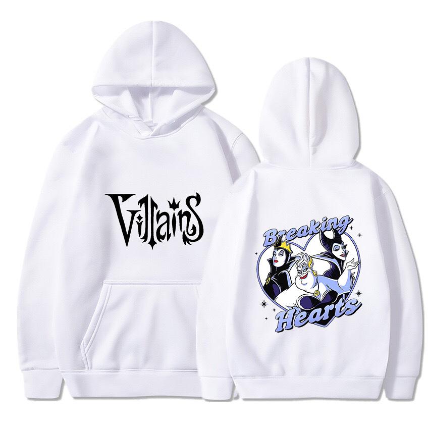 Villains Hoodie Sweatshirts Men Women Fashion Casual  Autumn Winter Fleece Streetwear Tops