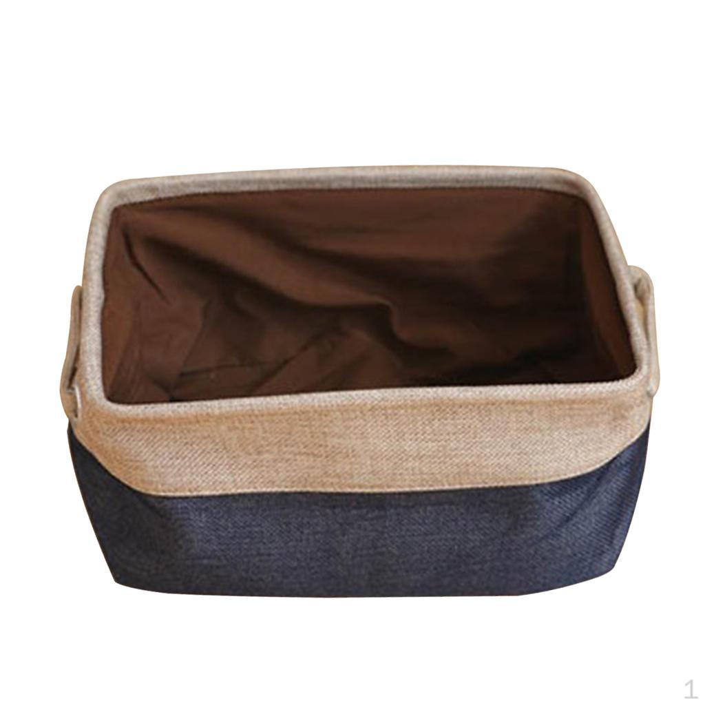 Collapsible Clothes Kids Toys Storage Basket Organizer Container Navy S 790₽