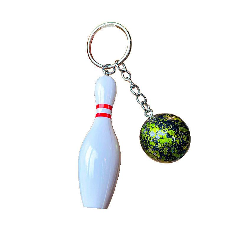 Miniature Bowling Keychain Ideal For Corporate Gifts And Event Promotions Silicone Design