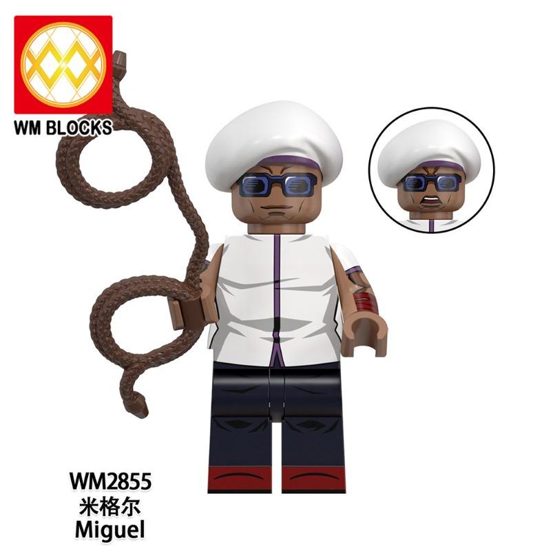 

WM6 set animation series children assemble toy bag building block -