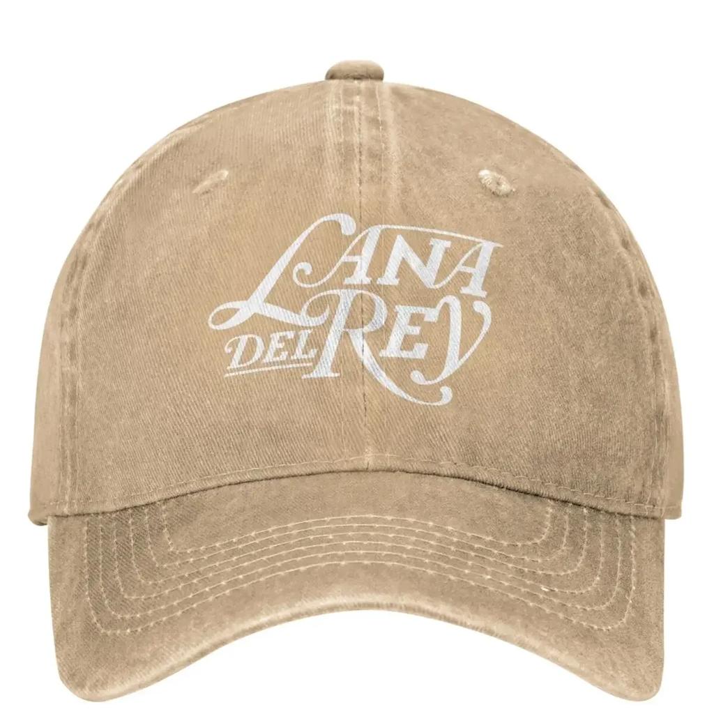 Gorra de Béisbol de Mezclilla Blanca con Logo de Lana Del Rey para Deportes al Aire Libre Estilo Trucker Verano Unisex para Hombres y Mujeres yk Gorras de Béisbol con Diseño Divertido