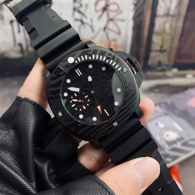 

Чоловічий дайверський годинник Panerai Luminor 1404 Series PAM1391/1565 з нейлоново-гумовим ремінцем