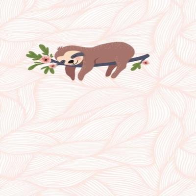 Sleepy Sloth Journal Hardback Book 9781087990767