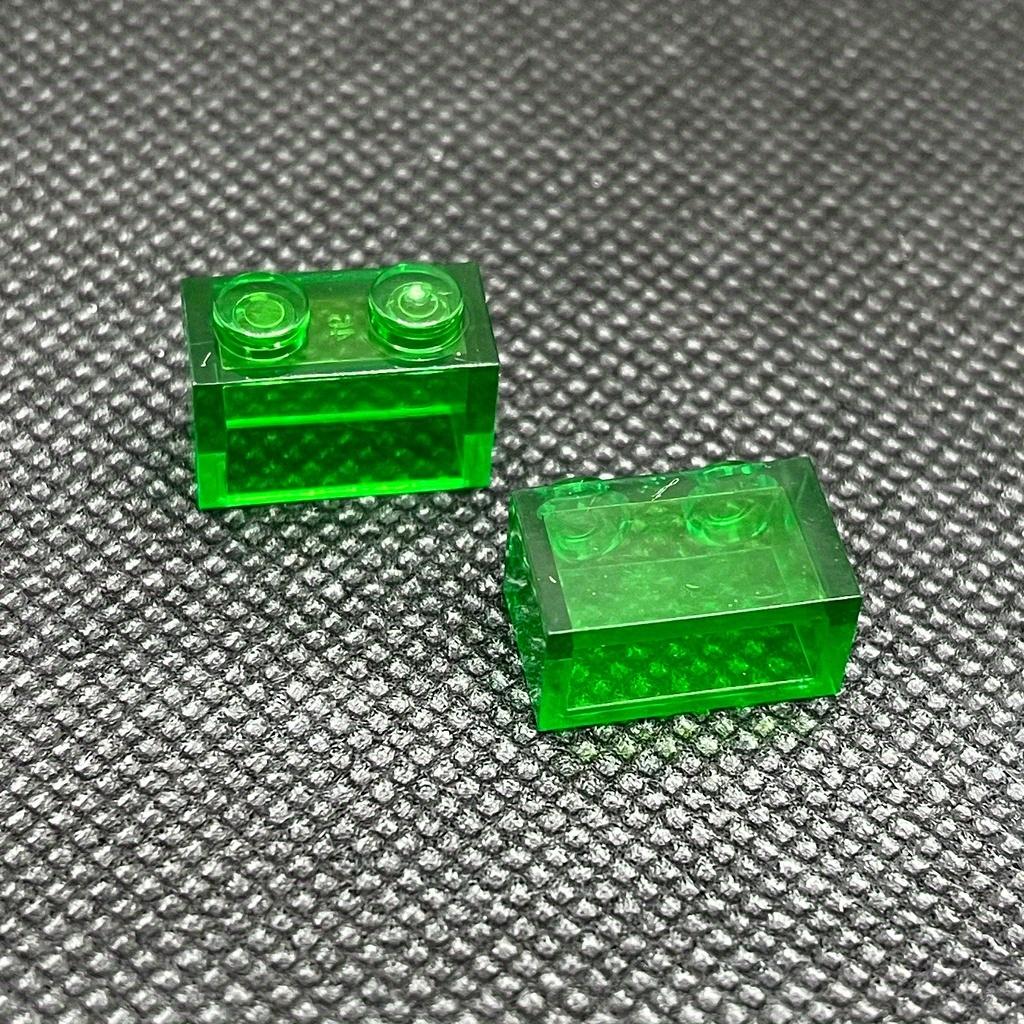 

40 шт./пакет Мелкие Частицы Кирпичи Прозрачный Чистый Кирпич 1x2 Строительный Блок Классические Насыпные Детали Аксессуары Игрушки для Детей