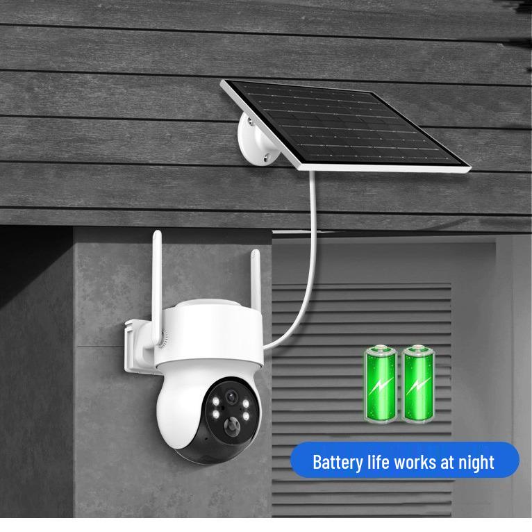 Wireless Outdoor Solar-Powered WiFi Camera with Remote Access & Long Standby