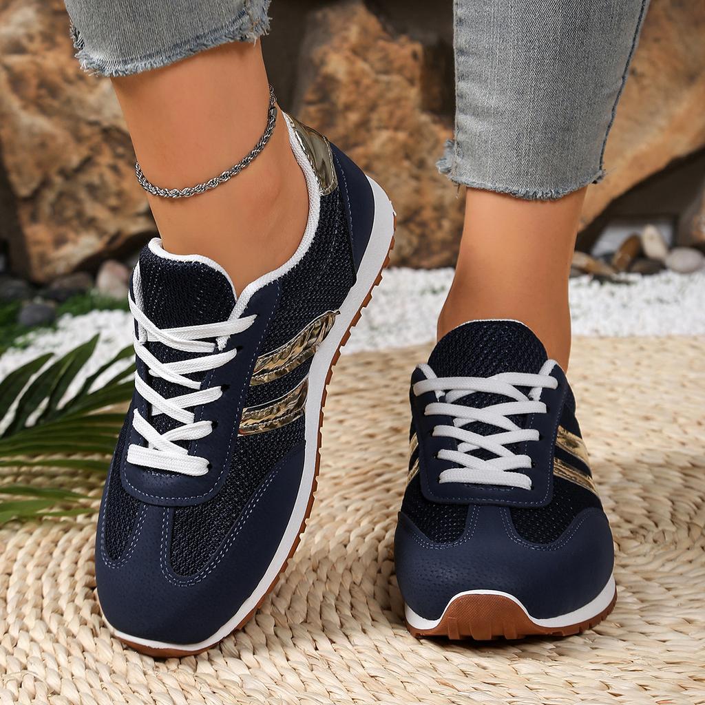 Fashion New Casual Running Shoes for Women In Spring and Autumn, with Flat Mesh Surface, Breathable, Comfortable and Fashionable