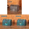 Houten Huisvormige Opbergdoos Met Slot Voor Sieraden En Accessoires