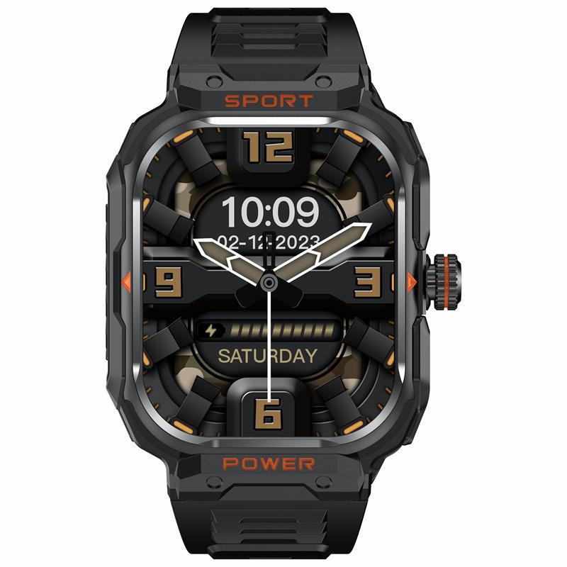 GT55 Headset Smart Watch 2.01inch Large Screen NFC TWS 2 In 1 Wireless Earphone Bluetooth Sport Earbuds Smartwatch