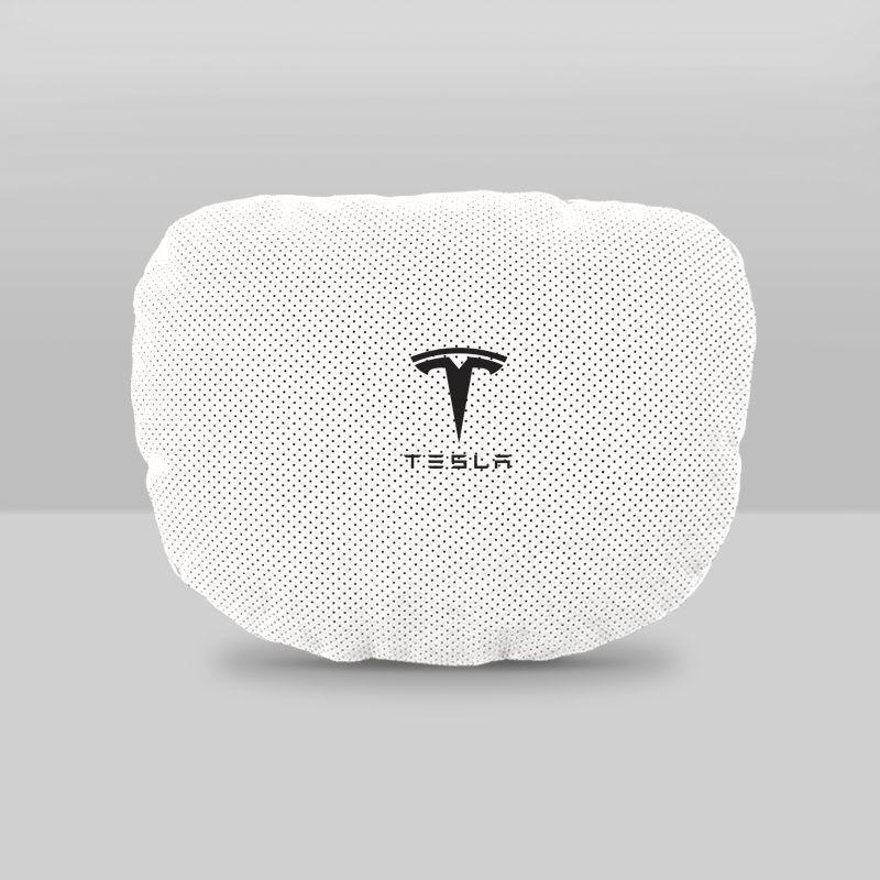 Tesla Model 3/Y Suede Maybach Headrests, Neck & Lumbar Supports