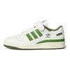 adidas Tênis Unissex Forum 84 Low Branco Verde Musgo Branco-Nuvem Pinheiro Selvagem FY8683