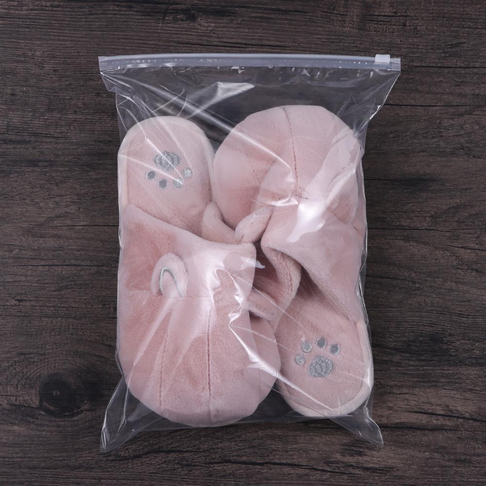 5PCS Portable Waterproof Cloth Organizer Clear Transparent Storage Pouch Zipper Lock Plastic Bag