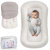 Portable Baby Bed Bassinet Foldable Machine Washable Anti-Pressure Baby Nest for Travel and Co-Sleeping, Soft Newborn Sleeper