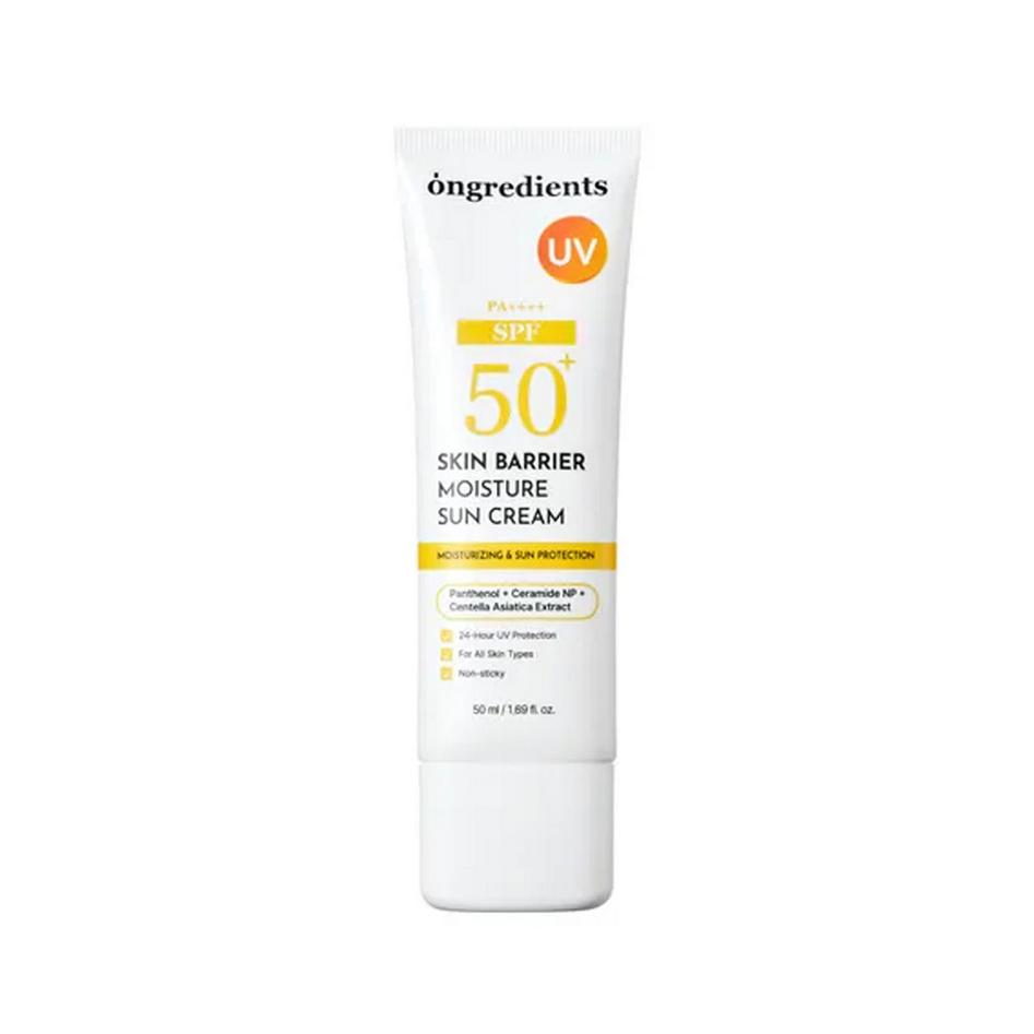 ongredients - Skin Barrier Moisture Sun Cream 50ml / Chemical Sunscreen, Moisturizing, Korean Cosmetics, Kbeauty