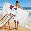 Bills Print Beach Towel, Large Soft Quick Dry Towel for Beach Camping Swimming