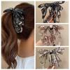 Korean Style Bow Banana Clip Ribbon Vertical Clip Fashion   Women