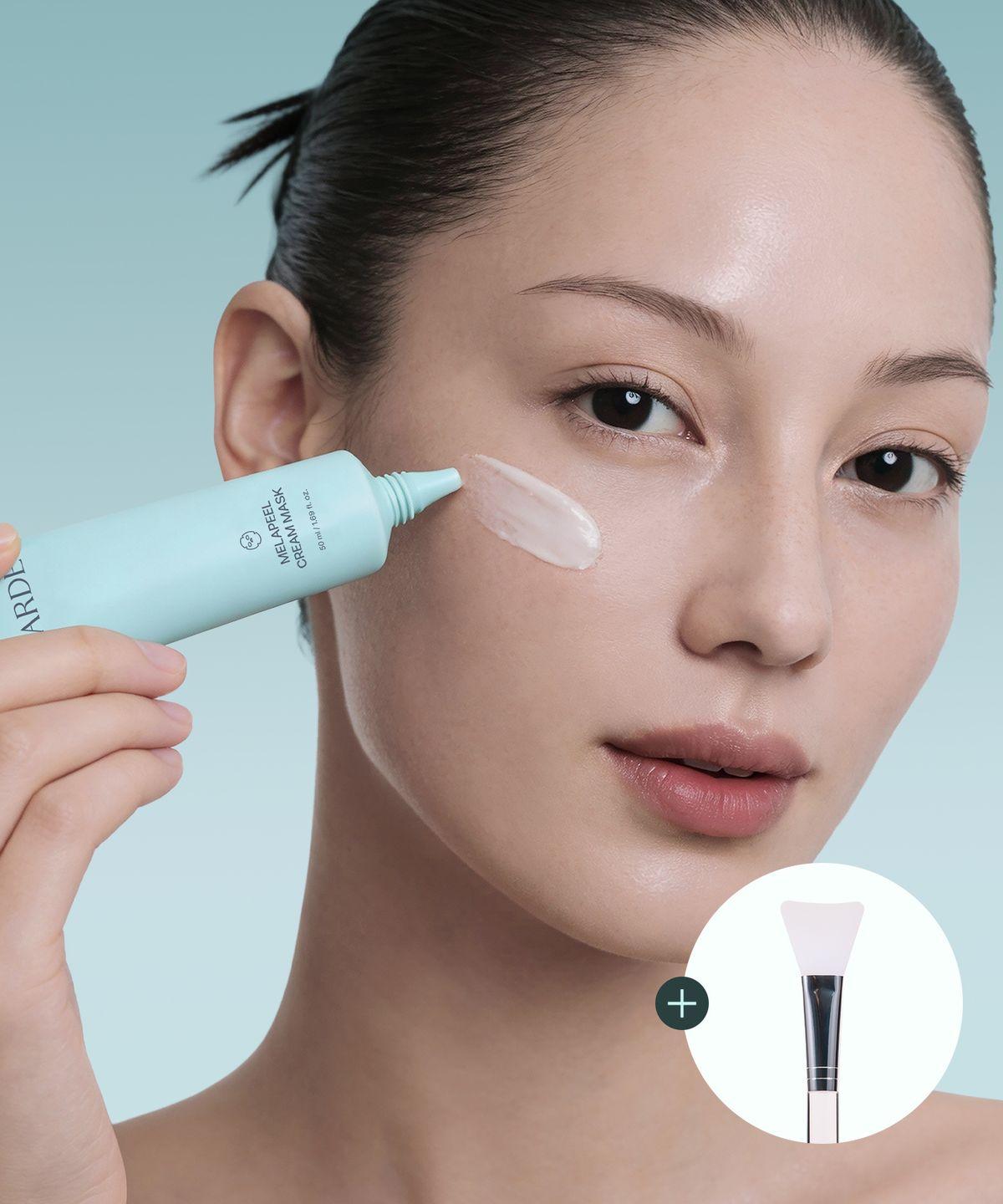 1 Melacare Peel Cream Mask 50ml (+1 Silicone Brush Gift)
