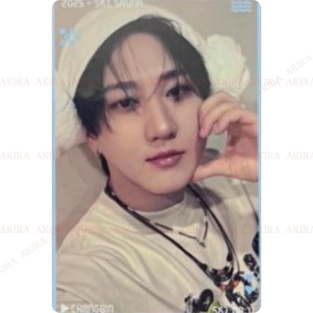 Stray Kids JYP JAPONYA POPUP MAĞAZASI 2025 SKZ SAUNA FOTOĞRAF KARTI ANAHTARLIK ROZET