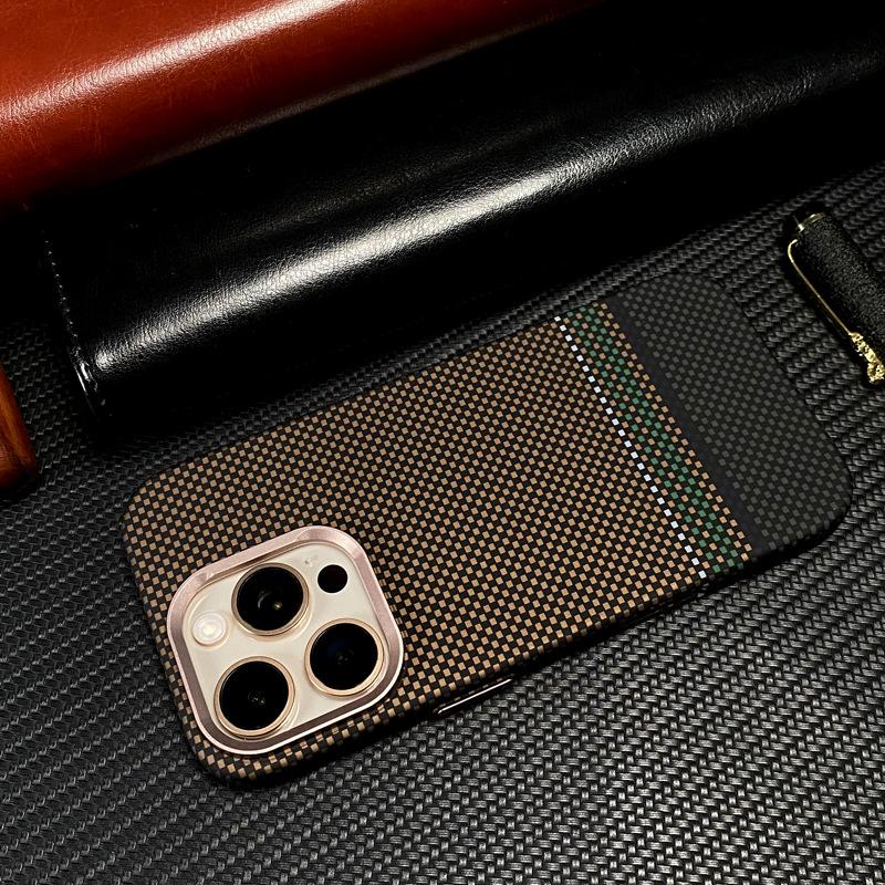 Starry Sky Suitable for IPhone16promax Kevlar Carbon Fiber Magnetic Apple 15 Skin Feeling Protective Cover 14