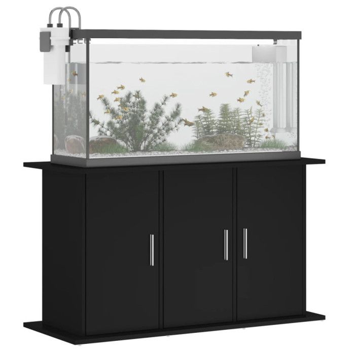 VidaXL Support pour aquarium noir 101x41x58 cm bois d'ingénierie 833632