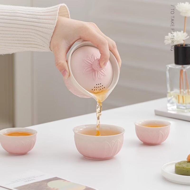 Handun Outdoor Portable Ceramic Tea Set