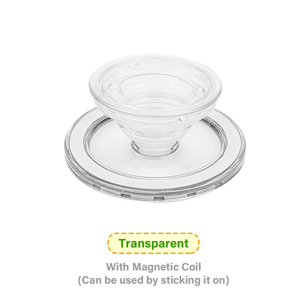 Silicone World Magnetic Folding Mobile Phone Grip Holder Socket Support for Magsafe Ring Finger Expanding Stand Portable Bracket