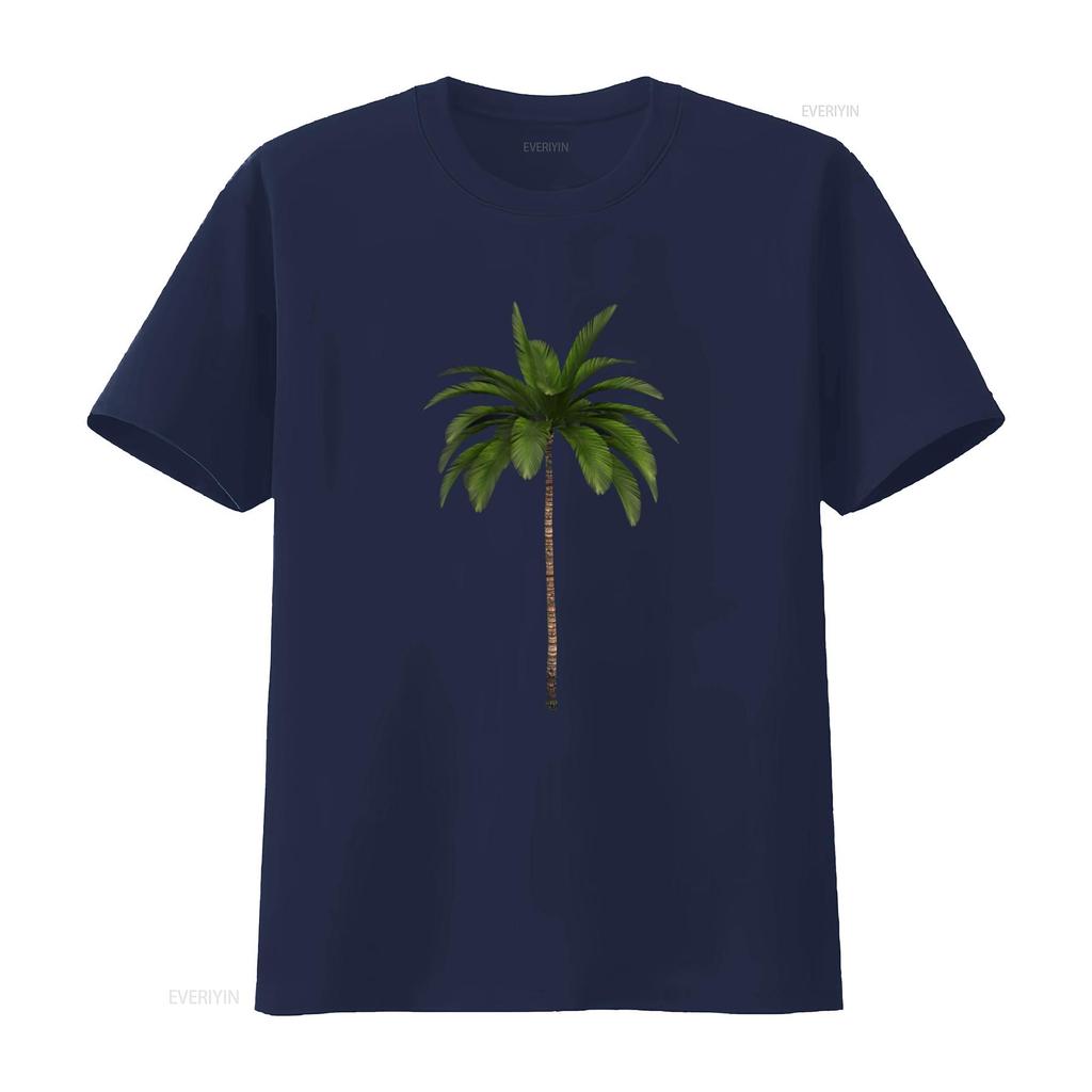 Tropical Palm Tree T Shirt vintage Washed Slightly graphic Soft streetwear Unisex Stylish designer clothes Casual Versatile