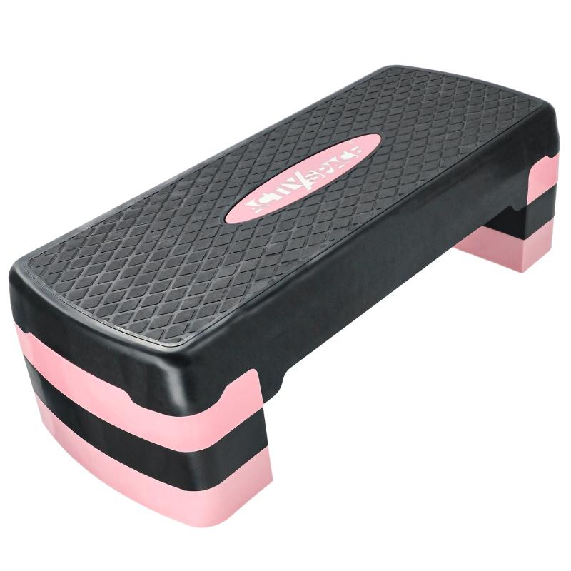 Schritt-Übung Fitness Aerobic Stepper, 3 Stufen, Modular