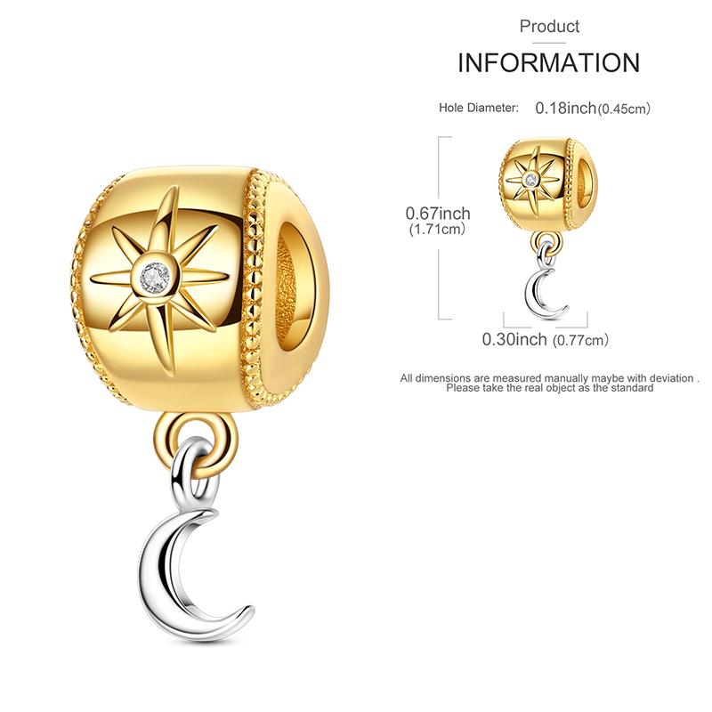 Gold Serie Charms Perlen Kupfer Leopard Original Anhänger Passend Armband Herstellung Frau Schmuck