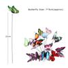 Bonsai Ornaments Artificial Butterfly with Rods Fake Butterflies Garden Decoration Simulation Color