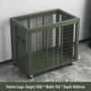 Heavy-Duty Mobile Wire Storage Cage