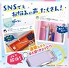 Sonic Pencil Pencil Pencil Glitter Liana Case, Check, Double-Sided Holder, Puri-ke, Ukasapo, Tiara, Violet, FD-1046-V